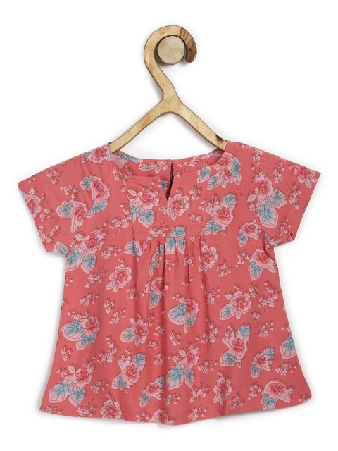 

Allen Solly Junior Pink Floral Regular Top