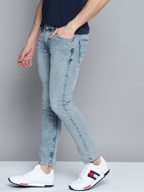 

Mast & Harbour Men Blue Skinny Fit Light Fade Stretchable Jeans