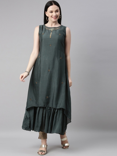 

Neerus Women Green Kurta