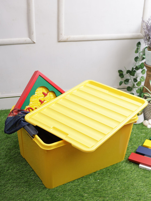 

Lock & Lock Yellow Solid Living Room Organiser