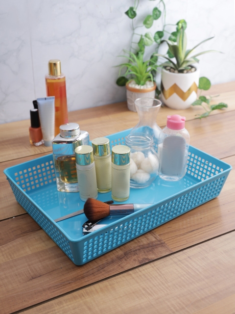 

Lock & Lock Blue Solid Large Basket