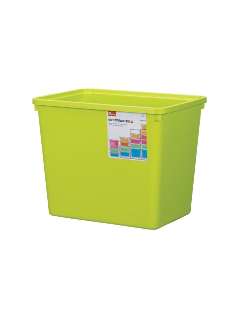 

Lock & Lock Green Solid Reusable Plastic Storage Box 30L