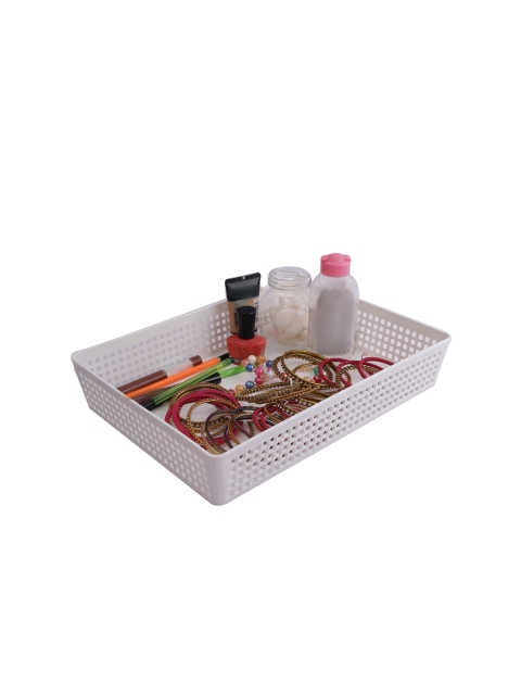 

Lock & Lock White Solid Multi-Utility Fashion Storage Box