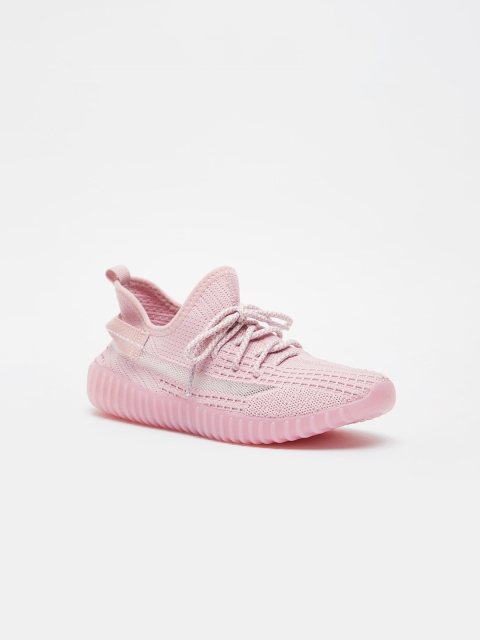 

shoexpress Girls Pink Textile Training or Gym Non-Marking Shoes