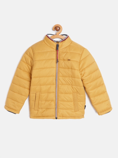 

Okane Boys Mustard Yellow Solid Puffer Jacket