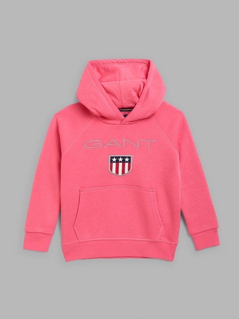 

GANT Boys Red Hooded Sweatshirt