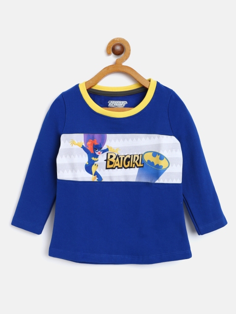 

Eteenz Girls Blue & Grey Batgirl Print Sweatshirt