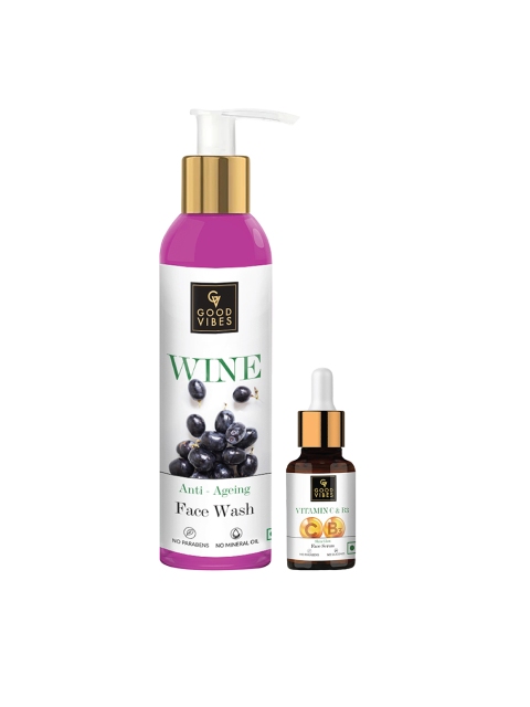 

Good Vibes Set of 2 Skincare Combo - Ageing Skin, Transparent