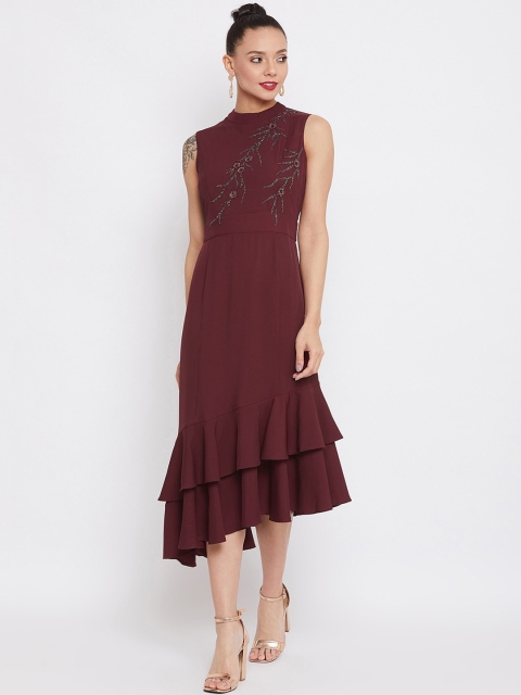 

CAMLA Women Maroon Midi Dress