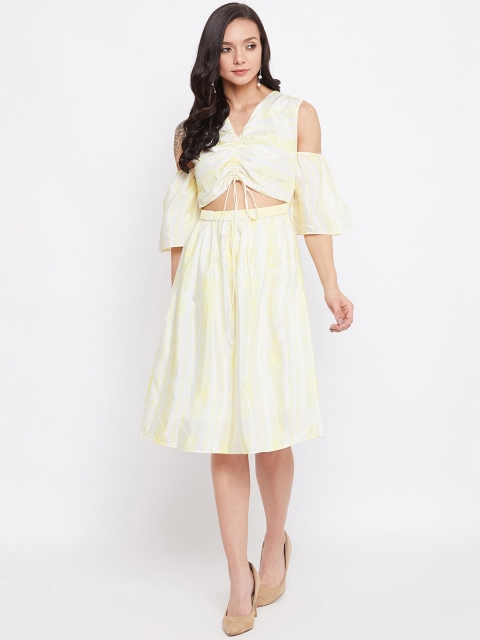 

CAMLA Yellow Striped Dress