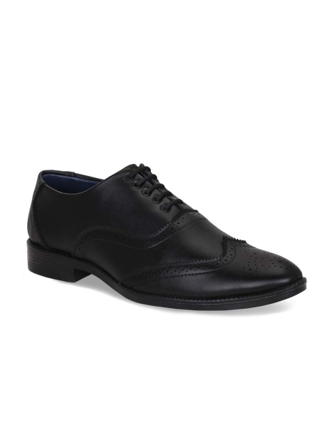 

Get Glamr Men Black Leather Formal Brogues