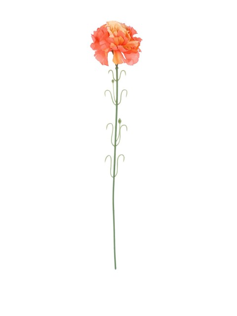 

HomeTown Peach-Coloured & Green Artificial Carnation Stem
