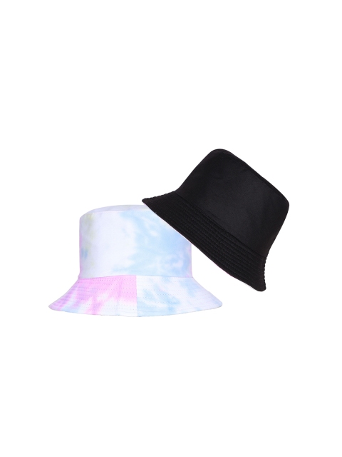 

FabSeasons Unisex Blue & White Reversible Cotton Bucket Hat