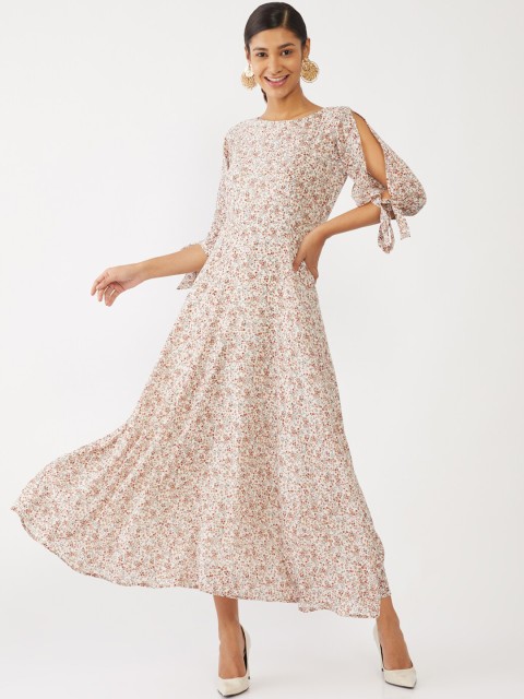 

Zink London White Floral Maxi Dress