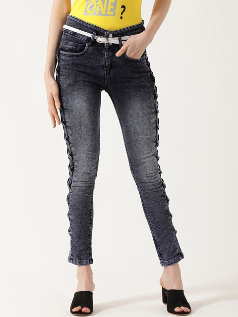 

V2 Value & Variety Women Blue Slim Fit Light Fade Cropped Jeans