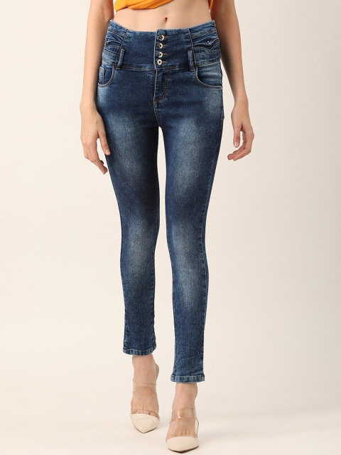 

V2 Value & Variety Women Blue Slim Fit Light Fade Jeans
