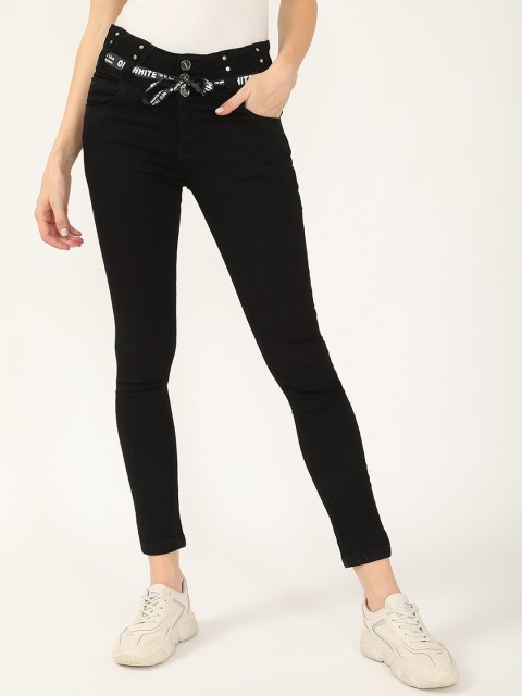 

V2 Value & Variety Women Black Slim Fit Jeans