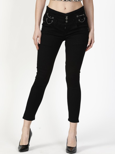 

V2 Value & Variety Women Black Slim Fit Jeans