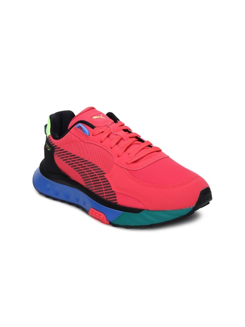 

Puma Unisex Multicoloured Wild Rider Dazed Sneakers, Multi