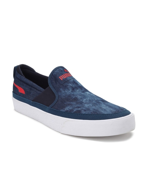 

Puma Unisex Navy Blue Printed Bari Z Slip-On