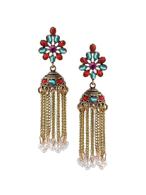 

Anouk Gold-Toned Classic Jhumkas Earrings