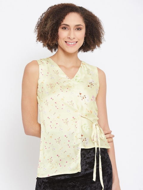 

CAMLA Yellow Floral Regular Top