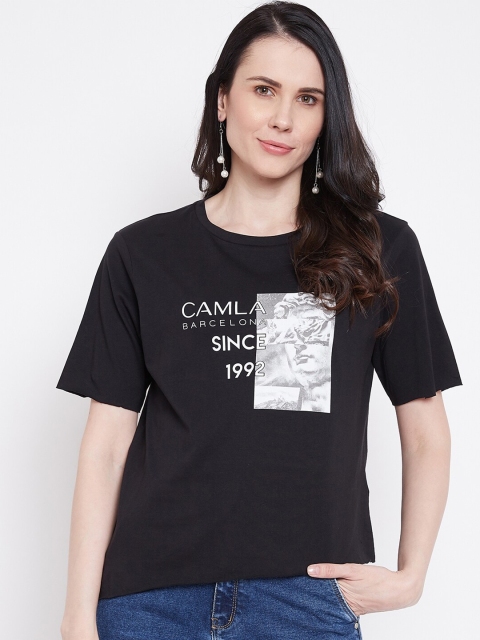 

CAMLA Black Regular Top