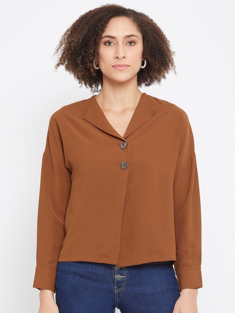 

CAMLA Tan Brown Shirt Style Top