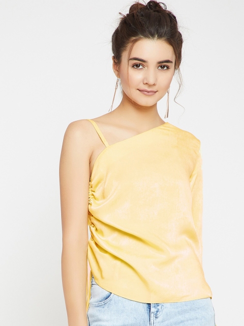 

CAMLA Yellow One Shoulder Regular Top
