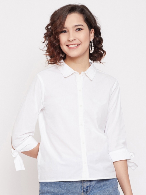 

CAMLA White Shirt Style Top