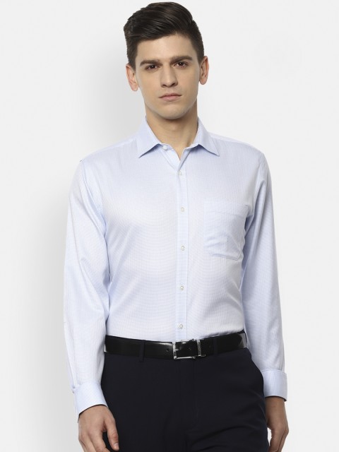 

Van Heusen Men Blue Opaque Formal Shirt