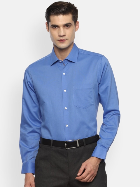 

Van Heusen Men Blue Opaque Formal Shirt
