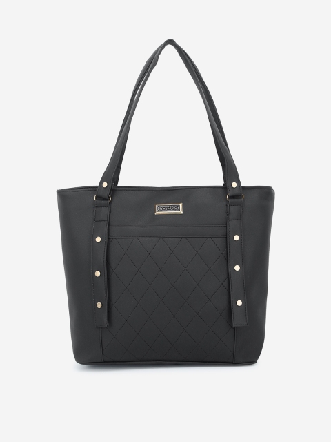 

Stropcarry Black Structured Shoulder Bag