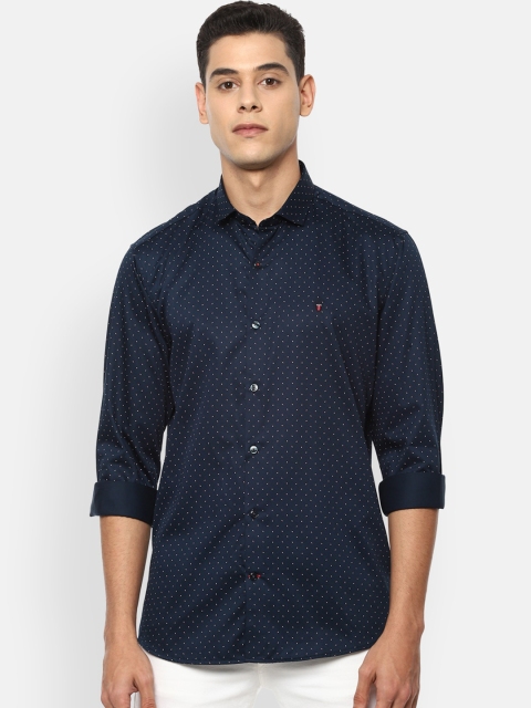 

Louis Philippe Sport Men Navy Blue Slim Fit Opaque Printed Casual Shirt