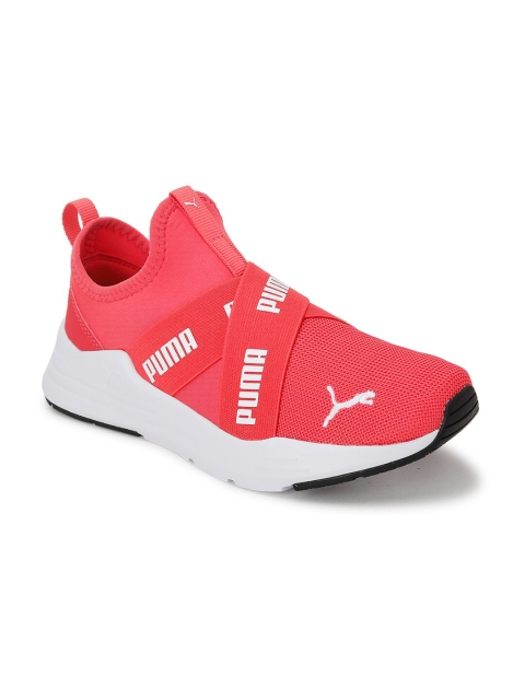 

Puma Unisex Kids Pink Mesh Running Shoes