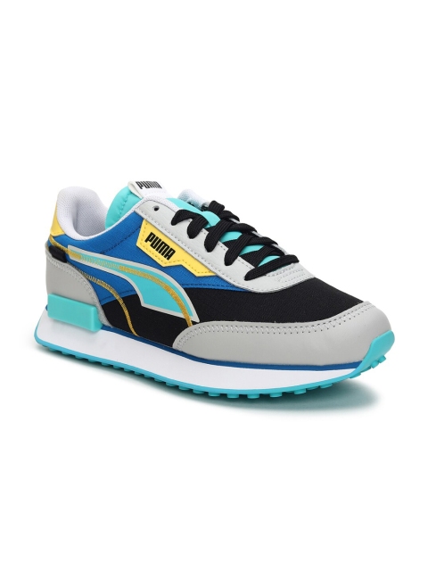 

Puma Unisex Kids Grey Colourblocked Sneakers