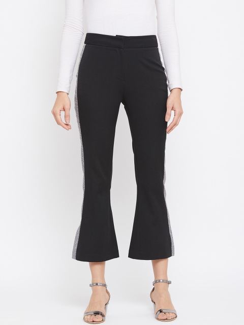 

CAMLA Women Black Tapered Fit Bootcut Trousers