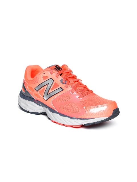 

New Balance Women Neon Orange W680LD3 Running Shoes