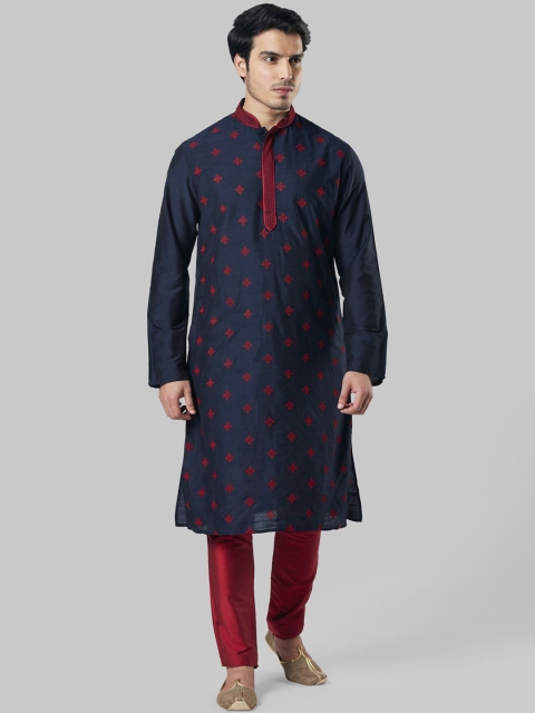 

Ethnix by Raymond Men Blue Kurta