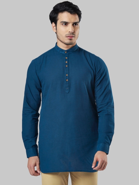 

Ethnix by Raymond Men Blue Thread Work Kurta