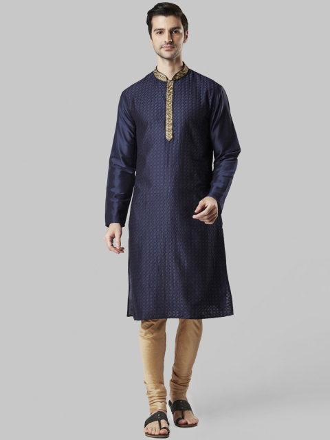 

Ethnix by Raymond Men Blue Kurta