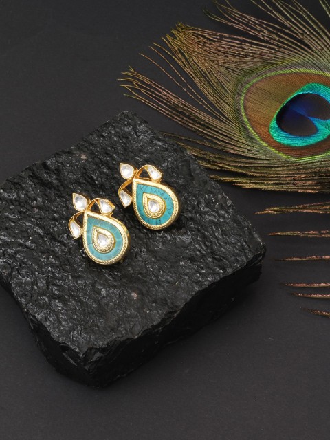 

SANGEETA BOOCHRA Gold-Toned Classic Studs Earrings