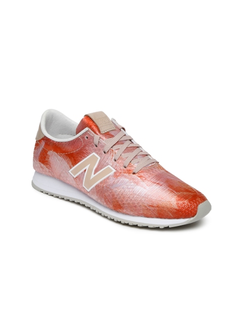 

New Balance Women Pink & Orange Reengineered 420 Printed Sneakers