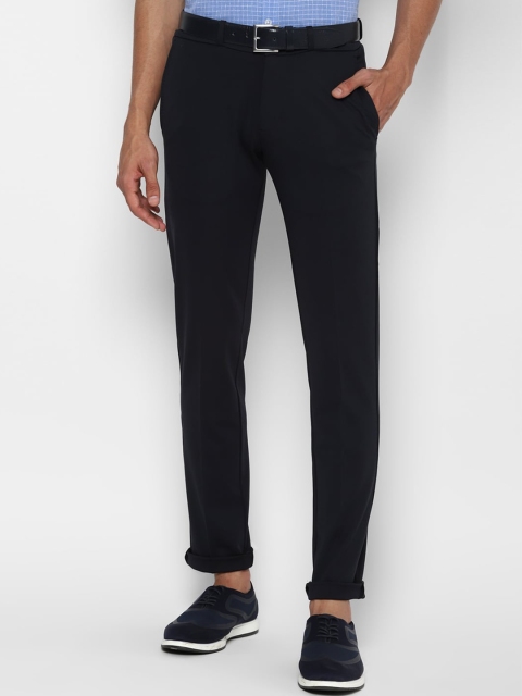 

Allen Solly Men Navy Blue Slim Fit Trousers