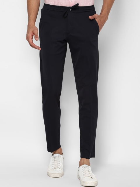 

Allen Solly Men Navy Blue Slim Fit Trousers
