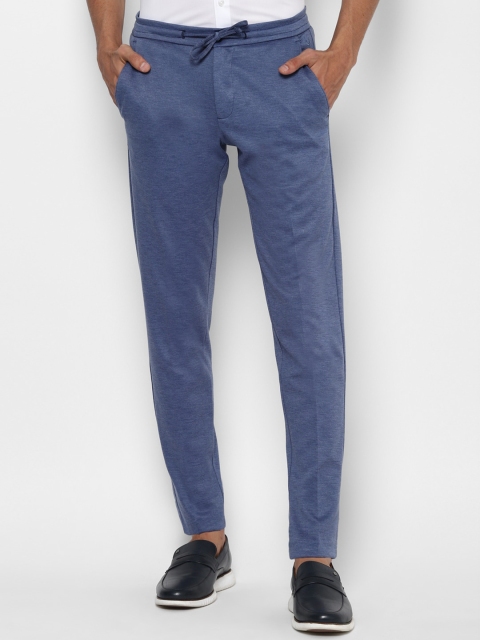 

Allen Solly Men Blue Solid Slim Fit Regular Trousers