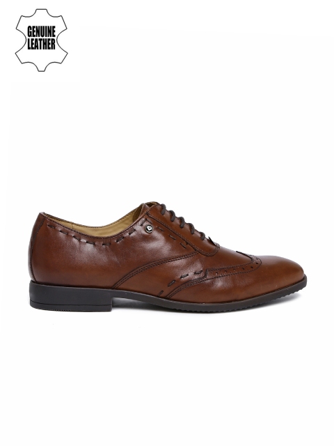 

INVICTUS Men Brown Leather Brogues