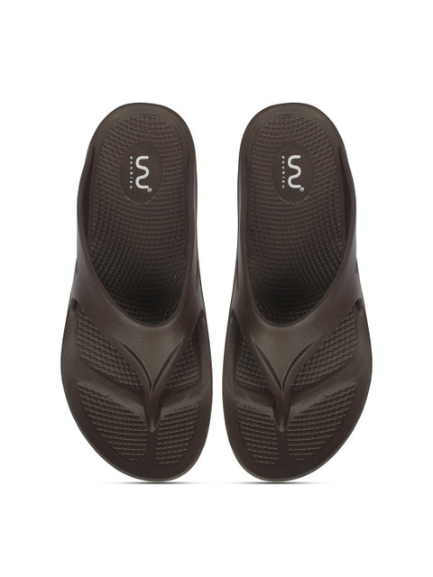 

Doubleu Men Maroon Rubber Thong Flip-Flops