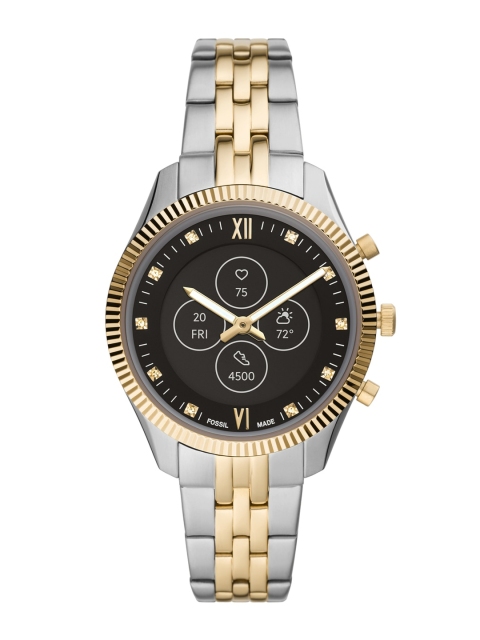 

Fossil Women Silver & Gold-Toned Scarlette Hybrid HR Two-Tone Smartwatch FTW7042