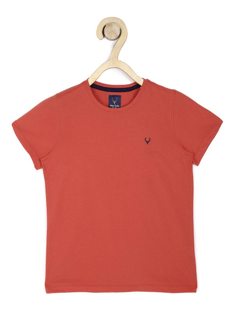 

Allen Solly Junior Boys Red T-shirt